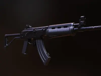 Assault Rifle - Sako RK 95 TP Low-poly 3D model