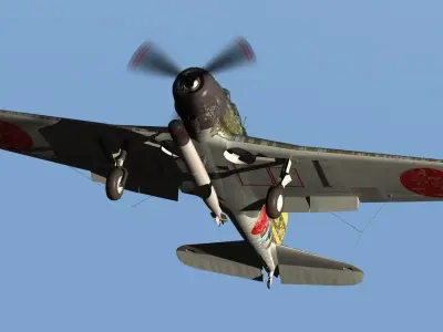 INJ NAKAJIMA B5N2 Kate  3D model