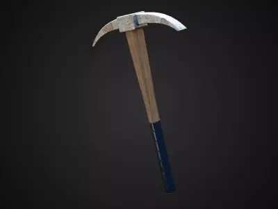 Pick Axe Low-poly 3D model