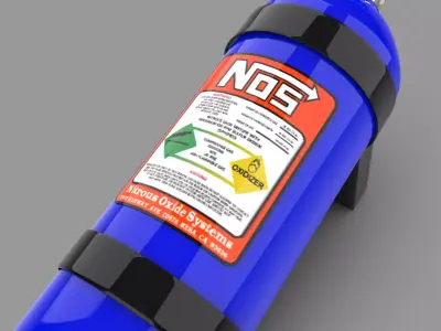 NOS Nitrous Oxide System 3D model