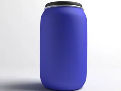 Barrel Plastic 2 3D model