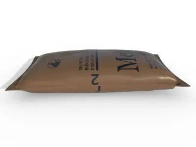 military Food dry package PBR Low-poly 3D model