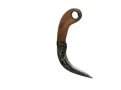 Karambit Traditional Weapon From West Sumatra Indonesia 3D model