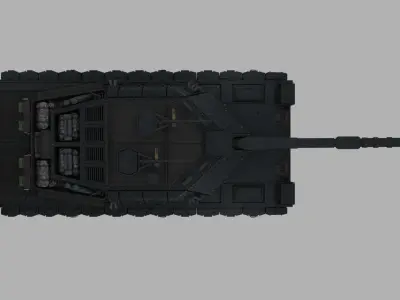 tank Challenger 2 3D model