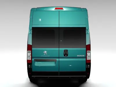Peugeot Boxer Van L4H3 2015 3D model