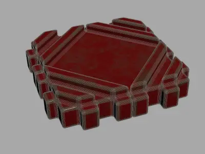 Iron weight  Low-poly 3D model