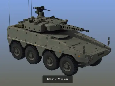 NATO Wheeled Military Veihilce 3D Model Pack