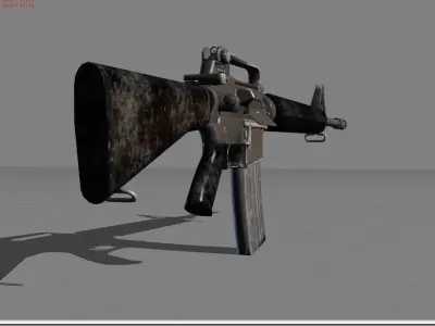M16 PUBG Low-poly 3D model