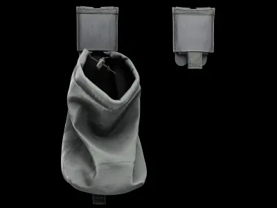 BlueForce TenSpeed UltraLight DumpPouch  Low-poly 3D model