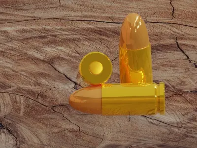 9mm ammunition - 9x19 3D model