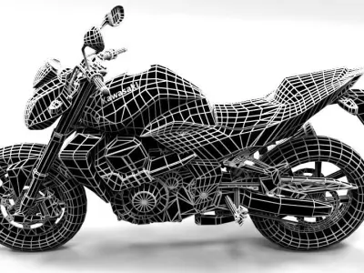 KAWASAKI Z750 3D model