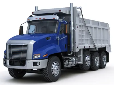Truck Tipper construction equipment 3D model