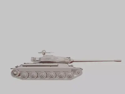 IS 6 Heavy Tank Soviet Experimental 3D Print Model 3D print model