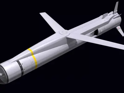 SPEAR missile 3D model