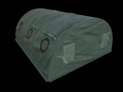 Military Outpost Pack  Low-poly 3D model