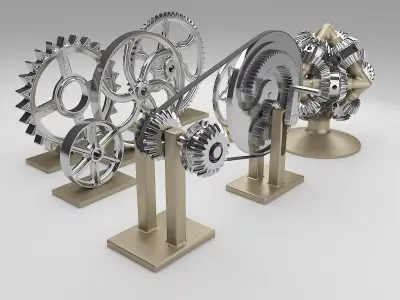 Gearbox Sets 3D model