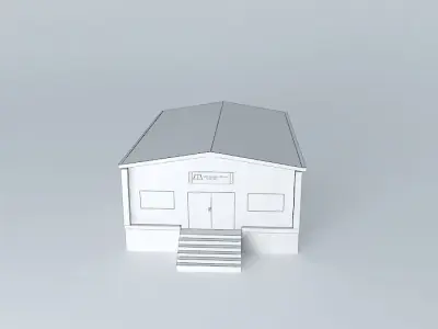 Apostolic and missionary Church Temple Siloe  Santo Domingo D... Free 3D model
