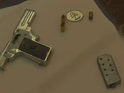 Kolibri gun 3D model