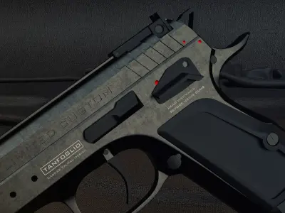 Tanfoglio Custom  Free 3D model