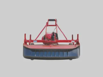 Rotarytiller Model Low-poly 3D model