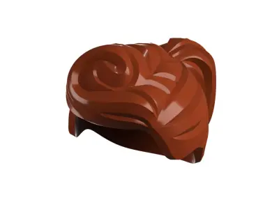 Custom3Dprint Minifigure Accessory - Minifigure Hair S2 - 031 3D print model