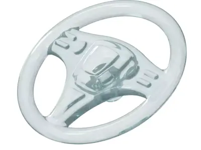 Transparent Steering Wheel Toy 3D model