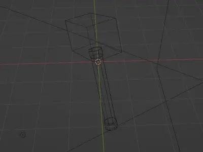 Stylized Hammer Free low-poly 3D model buy
