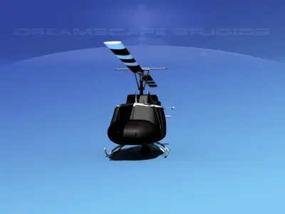 Bell 212 ATF 3D model