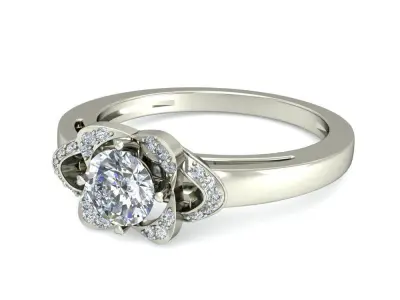 Wedding Ring  3D print model 136