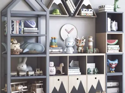 Furniture for nursery 17 3D model