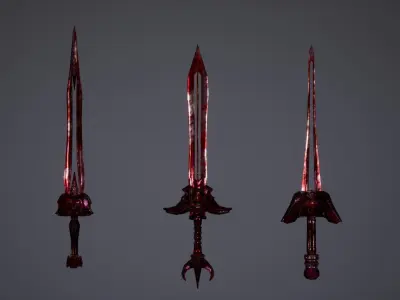 Modular Blades Emporium Part 2 Low-poly 3D model