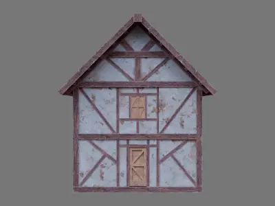 Medieval House 1 3D model purchase