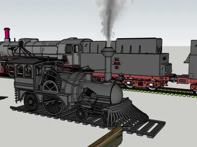 Train 3D model Collection 3D model