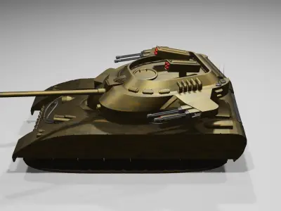 Tank Des1 Free 3D model