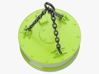 Magnetic Crane 1 3D model