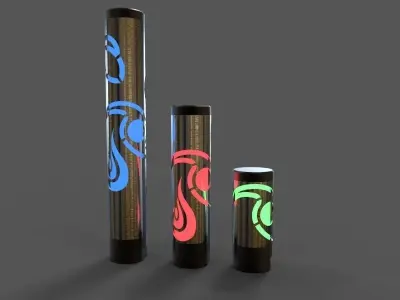 WaterTribal Cover Free 3D model