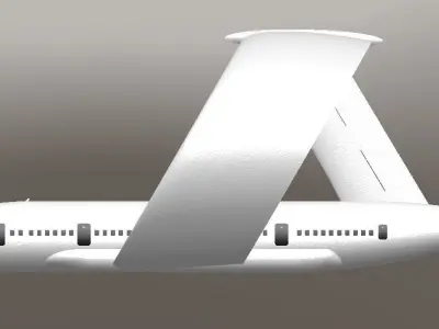 Circular Wing Aircraft 3D print model