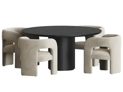 Dining Set 90 3D model
