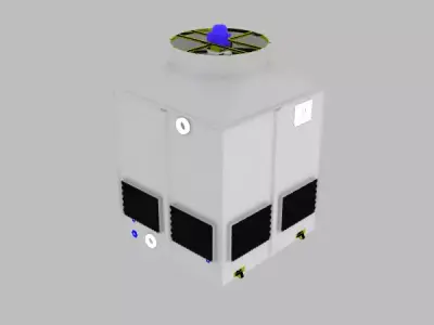 Cooling Tower 3D model buy