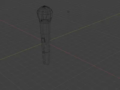 microfono microphone 3D model