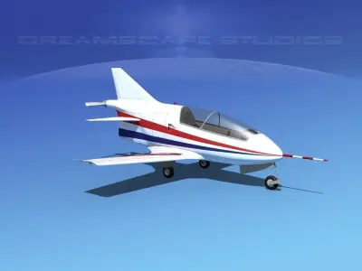 Bede Bd-5 Microplane  V01 3D model