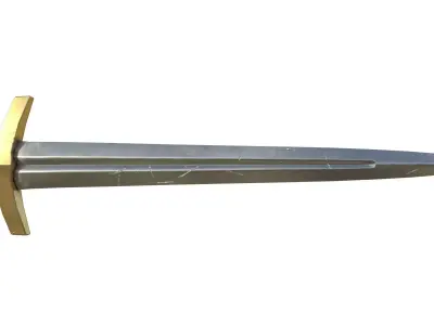 Roman Imperial Sword Low-poly 3D model