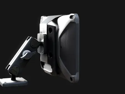 TomTom Bridge navigation system Logistics Delivery  Low-poly 3D model