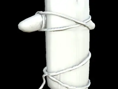 HIE Clean Horror Shield D180323 Low-poly 3D model