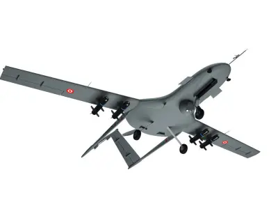 TURKISH BAYKAR UAVs and DRONEs  3D model
