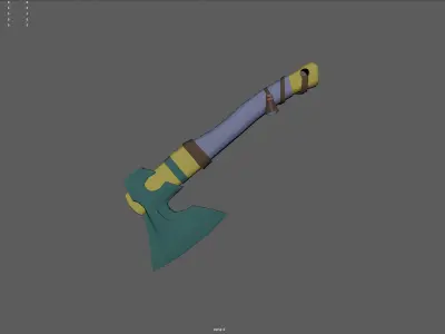 Souvenire Axe Free low-poly 3D model