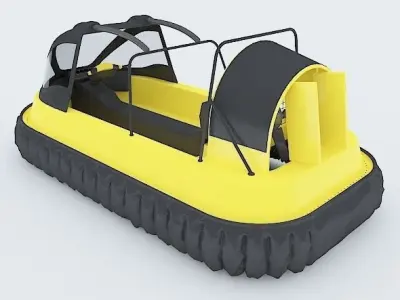 Turbo speed Boat 3D model