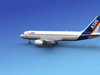 Airbus A320 1 3D model