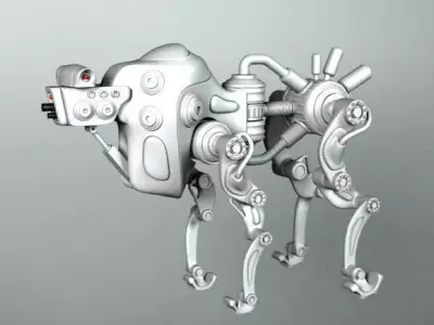 ROBOT DOG 3D model 7