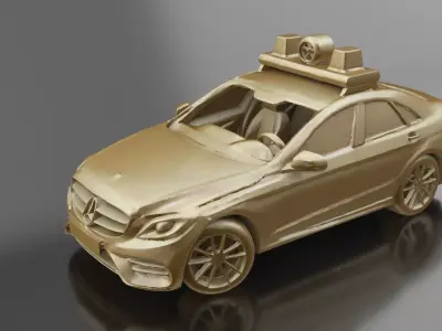 Stylized Concept Car 3D Model Free 3D print model purchase